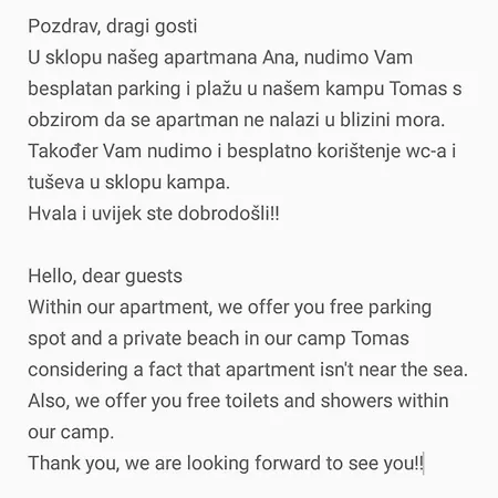 Apartment Ana